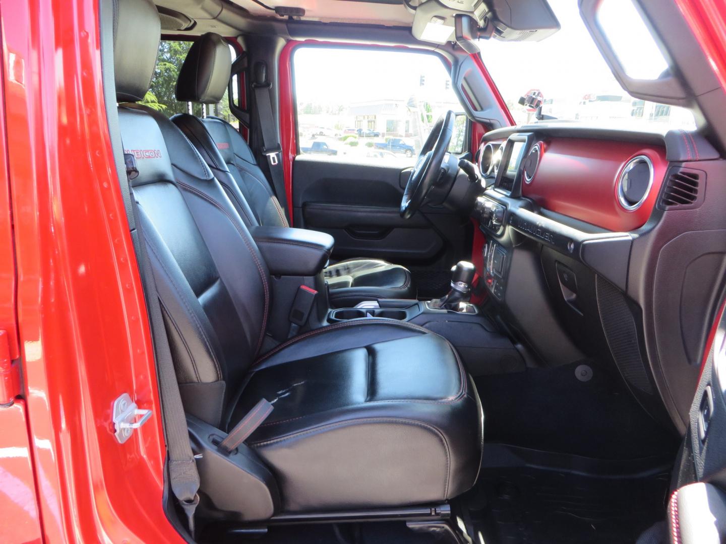 2019 Red /Black Jeep Wrangler Unlimited Rubicon (1C4HJXFN7KW) with an 2.0L L4 DOHC 16V TURBO engine, automatic transmission, located at 2630 Grass Valley Highway, Auburn, CA, 95603, (530) 508-5100, 38.937893, -121.095482 - Rubicon JL ready for all of your offroad adventures. This Jeep is sitting on a Rubicon Express lift kit, RE 2.5 Extreme series shocks, 17" Method bead grip wheels, 37" BFG KO2 tires, EVO front bumper, Warn winch, Road Armor rock slliders, and a HD Jeep spare tire carrier. - Photo#49